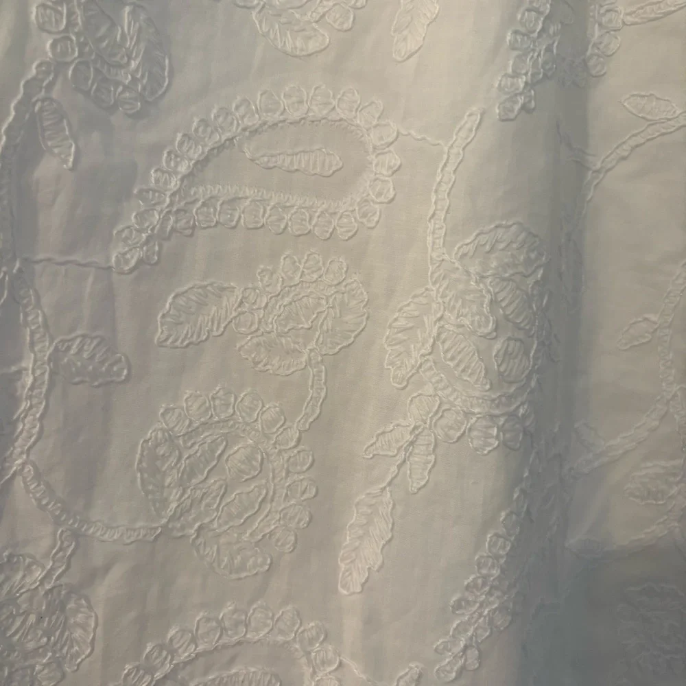 NWT, Loft White Embroidered Halter Swing Dress, Sz M - Picture 15 of 16